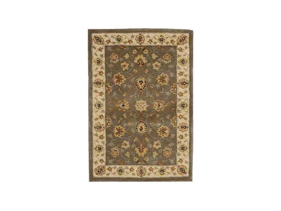 2000 Collection 2003 Olive Traditional Persian Rectangle Area Rug