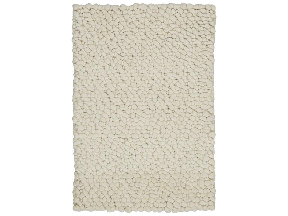 Calvin Klein Riverstone Hand-Woven Wool Area Rug in Ivory