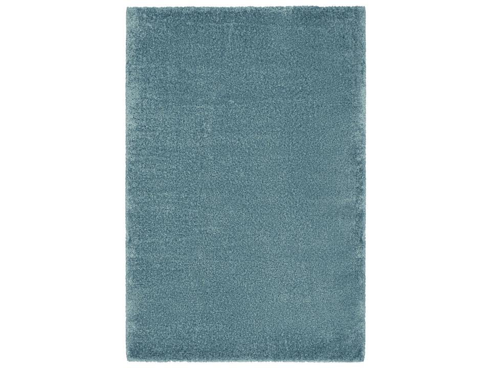 Dreamy Shag Aqua Rectangle Polyester Area Rug