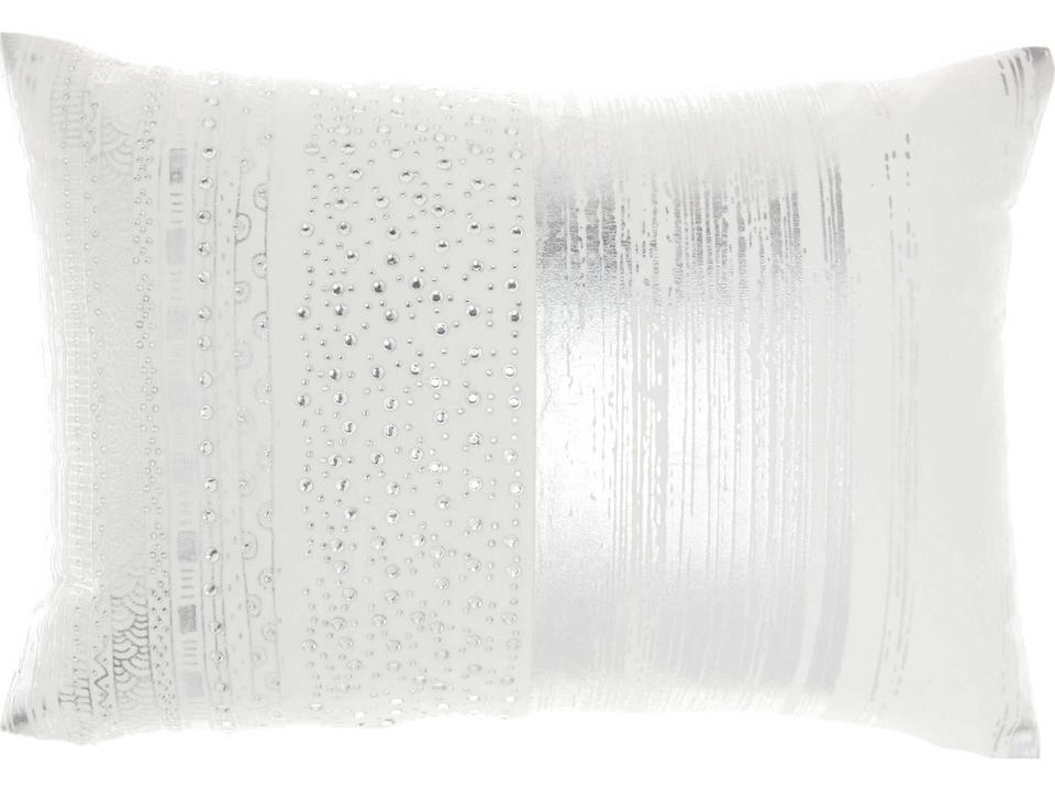 Luminescence 14 x 20 Inch Decorative Pillow in Silver
