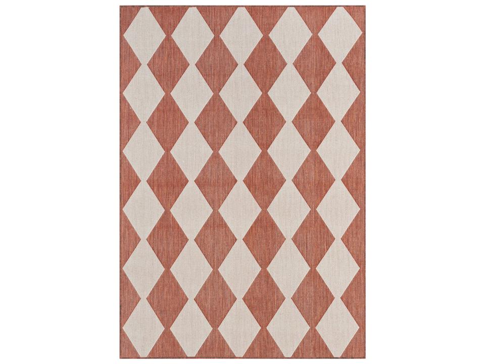Positano Indoor Outdoor Rectangular Flatweave Area Rug