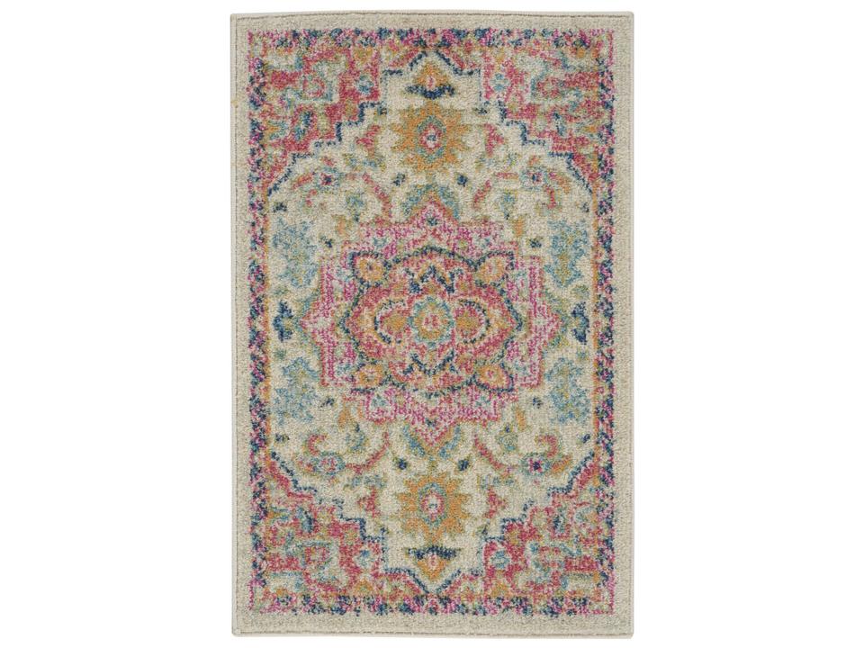Passion PSN25 Ivory Pink Power-Loomed Area Rug