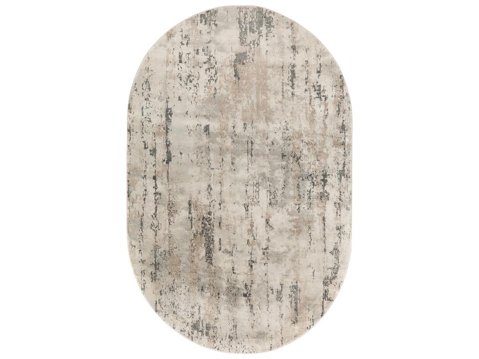 Quarry Abstract Beige Grey Power-Loomed Area Rug