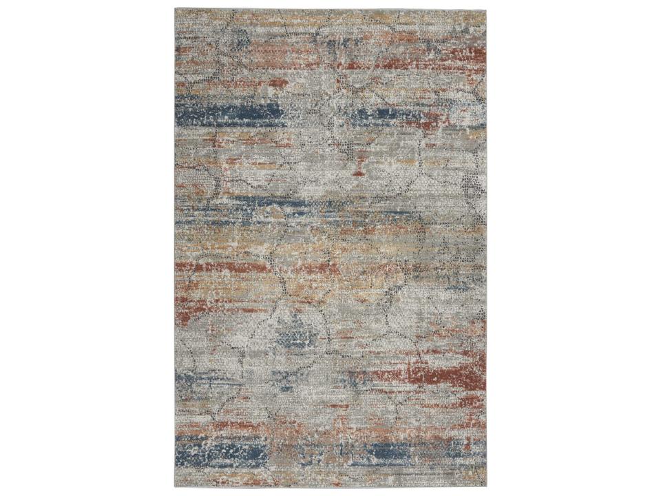 Rustic Textures RUS11 Multi-Color Abstract Area Rug