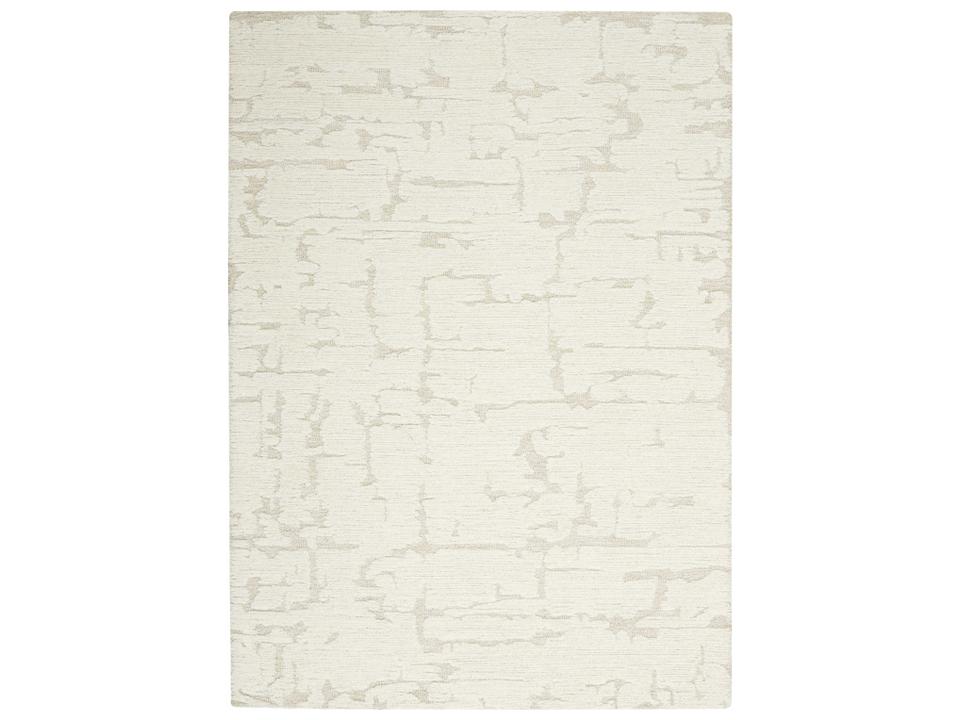 Calvin Klein Sculptural SCL01 Ivory Hand Tufted Wool Area Rug
