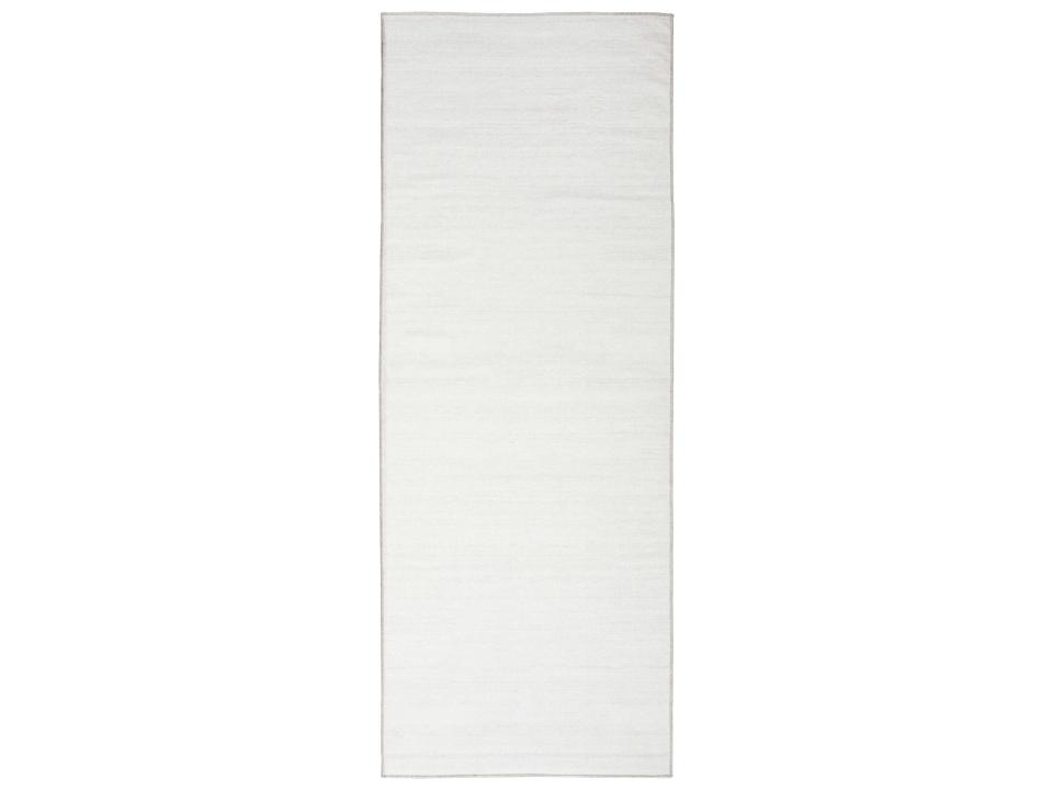 Washable Essentials Machine Washable Ivory Grey Area Rug Runner