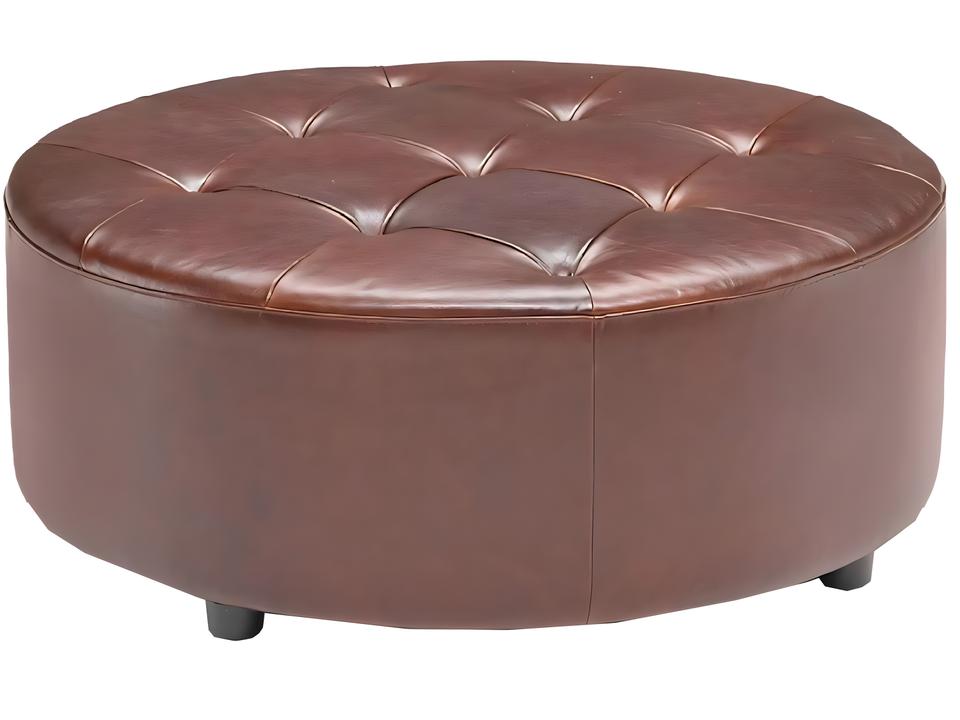 Gaia Leather Ottoman
