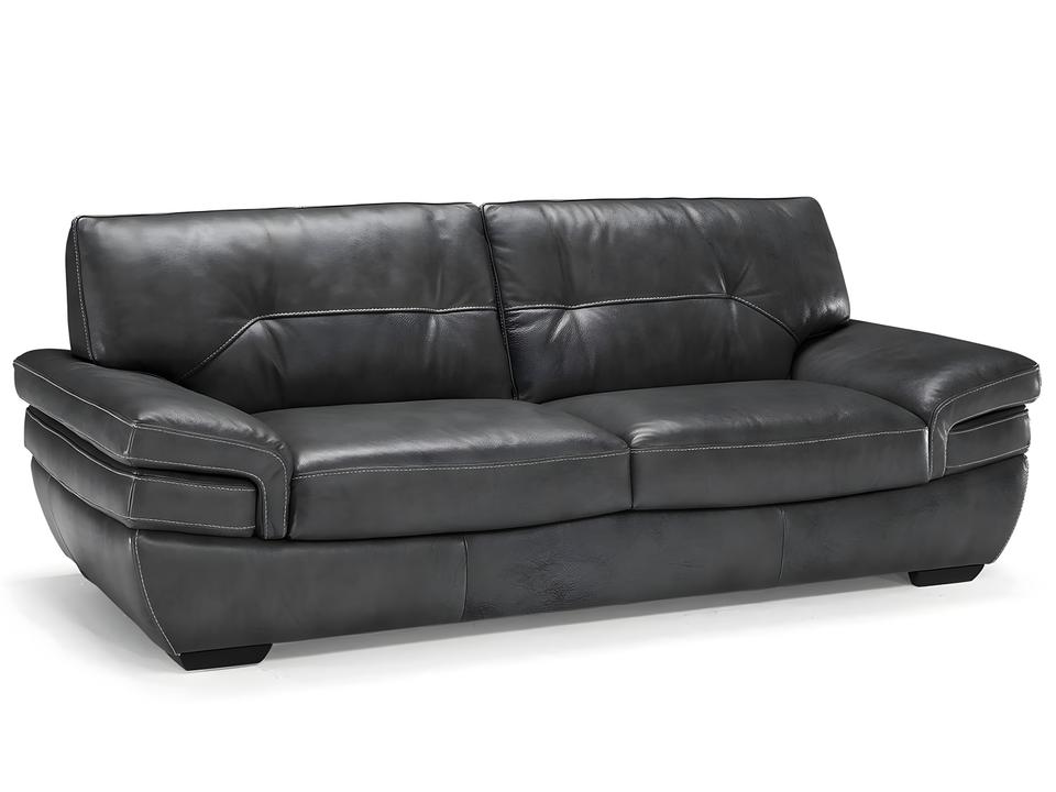 Biagio 3-Seat Leather Sofa