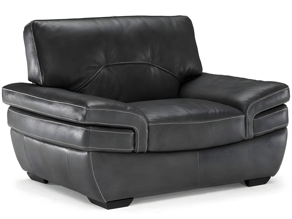 Biagio Top-Grain Leather Chair and a Half
