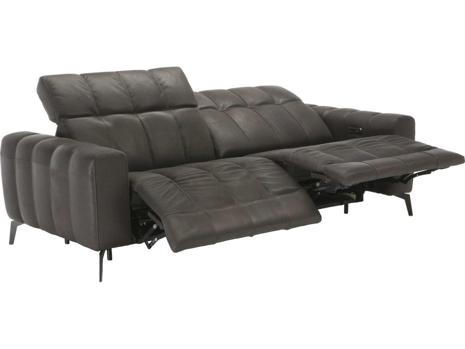 Portento Power Reclining Sofa with Adjustable Headrest and USB Port