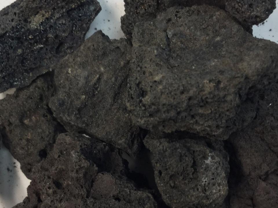 Black Lava Rock Fire Media 20-Pound Bag