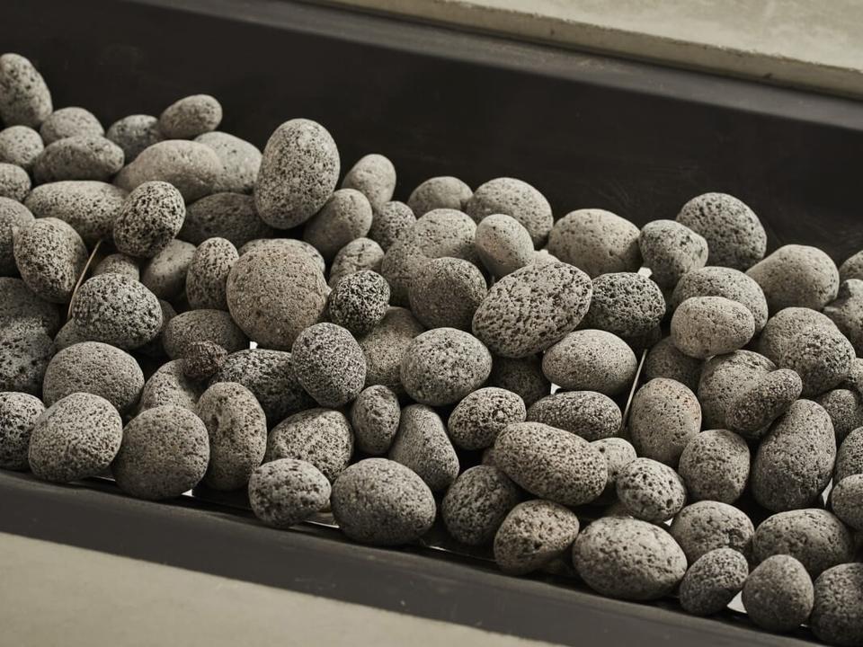 Tumbled Lava Rock 6 lb Bag for Fire Pits and Tables