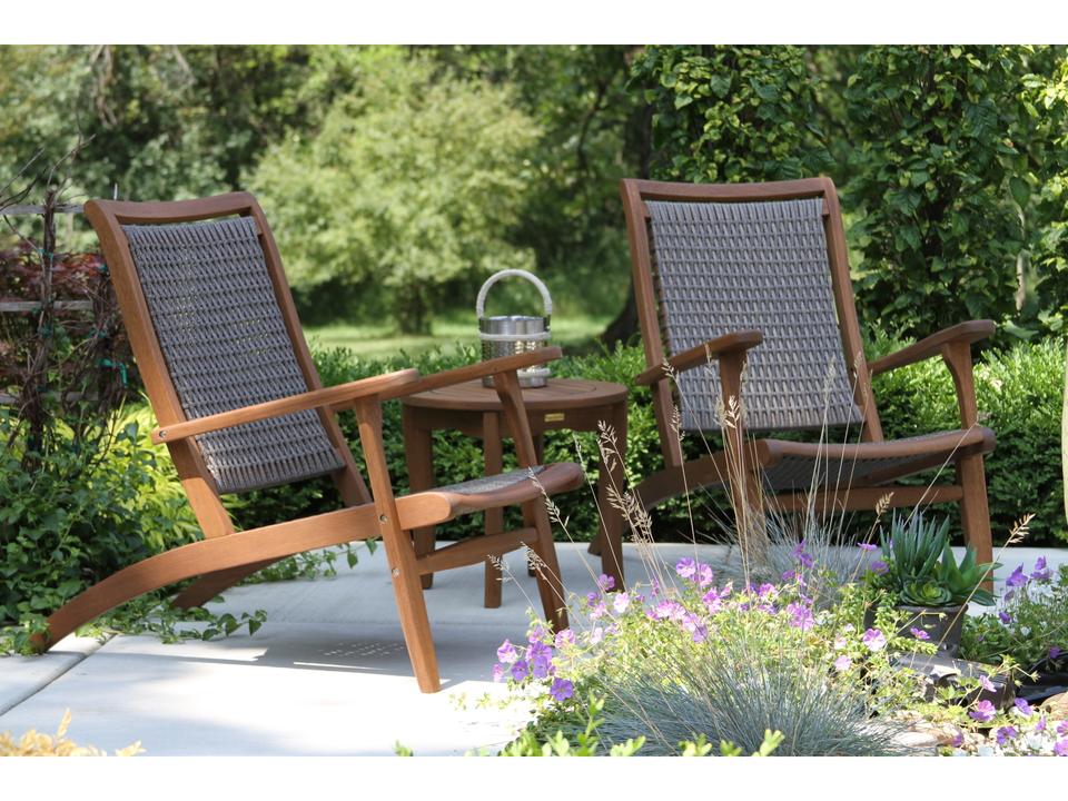 Eucalyptus Wood Rope Lounge Set