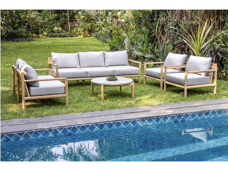 Vin Teak Cushion Lounge Set