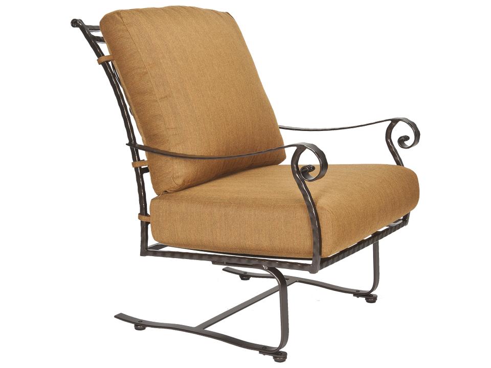 San Cristobal Wrought Iron Spring Base Lounge Chair