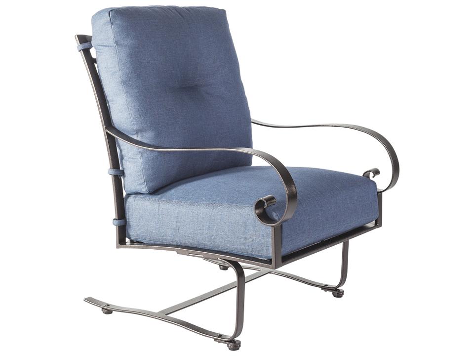 Pasadera Wrought Iron Spring Base Lounge Chair