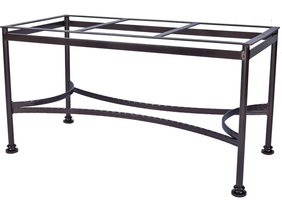 Classico-W Wrought Iron Rectangle Outdoor Dining Table Base
