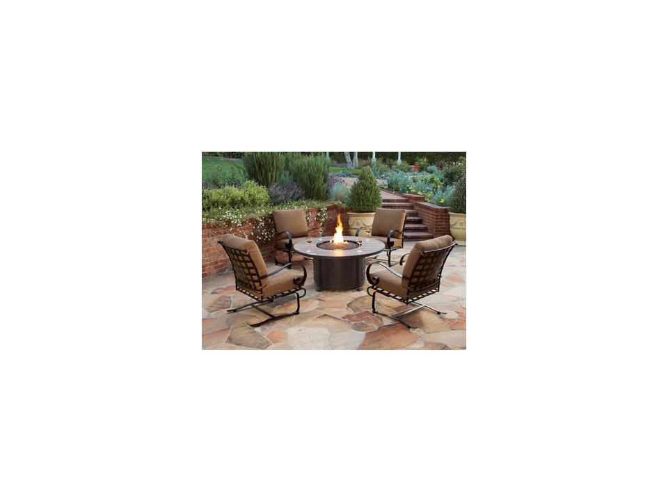 Classico Cushion Wrought Iron Outdoor Lounge Set