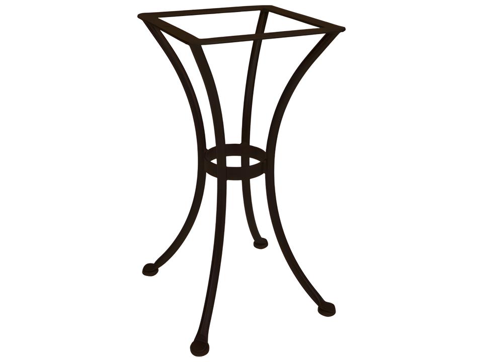 Standard Iron Round Bistro Dining Table Base in Wrought Iron