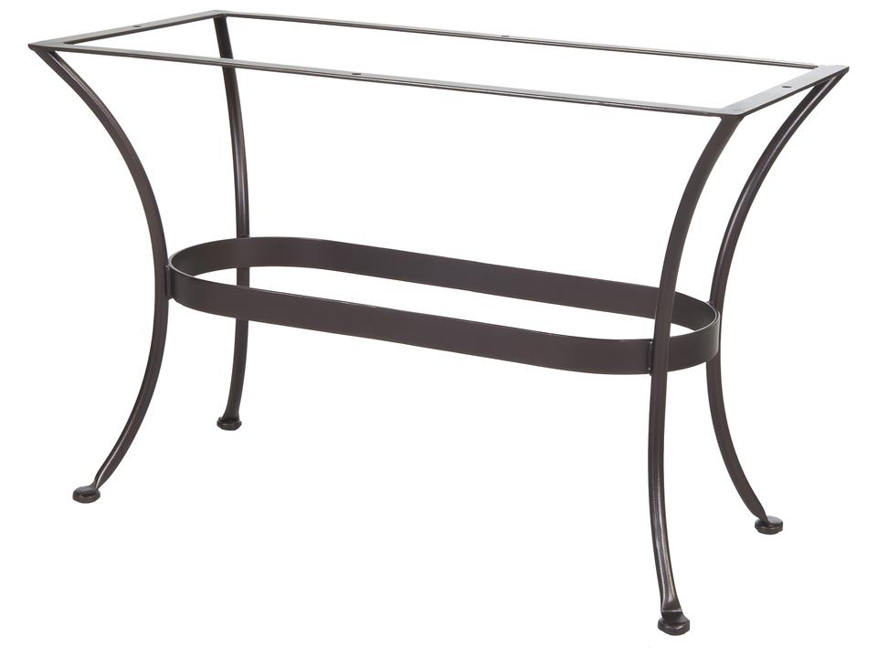 Standard Iron Rectangular Dining Table Base Wrought Iron