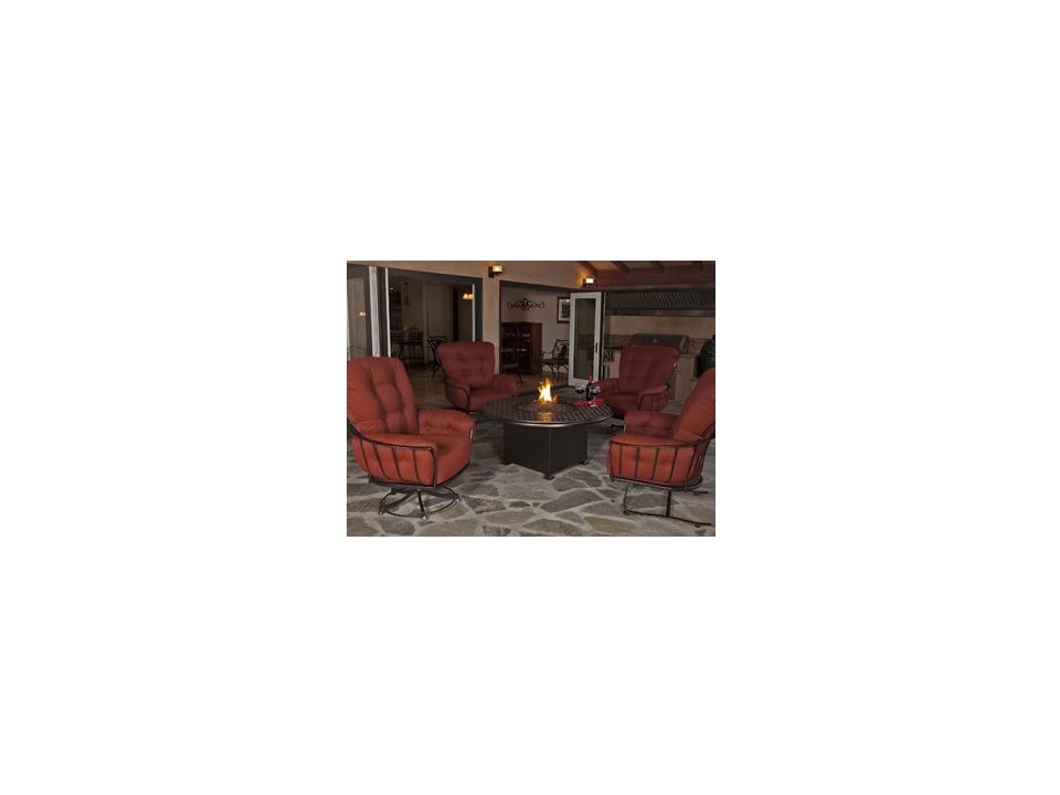 Monterra Wrought Iron Outdoor Patio Lounge Set