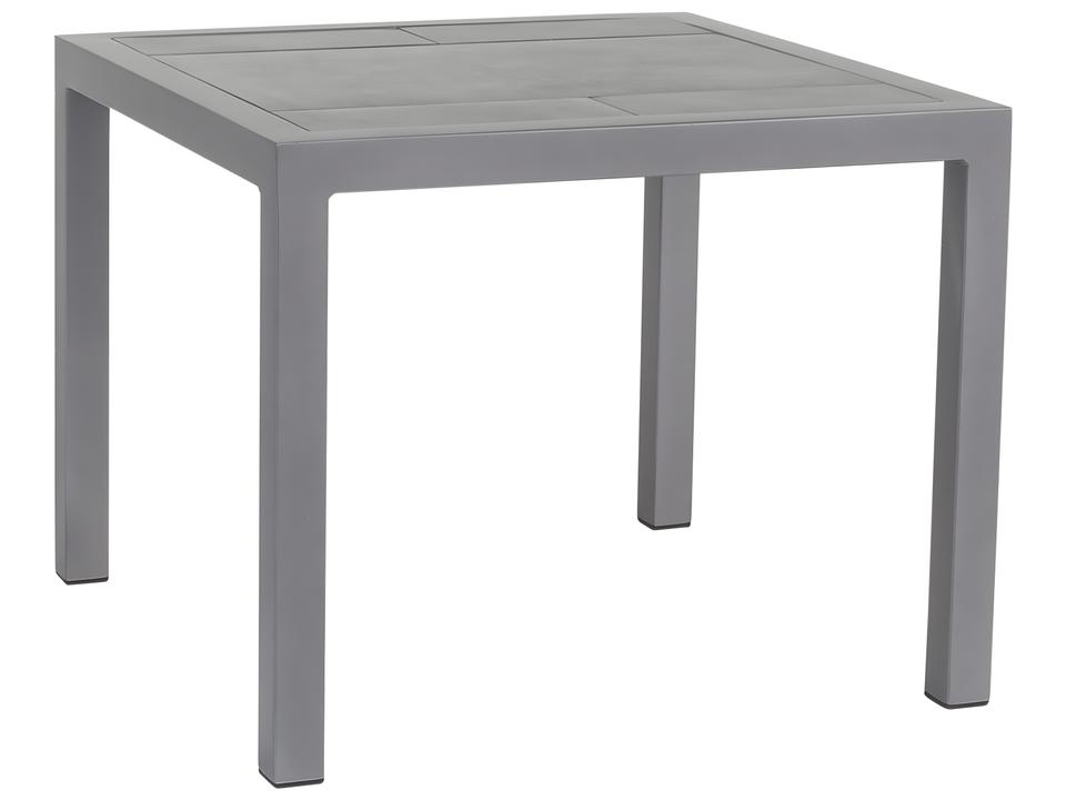 Quadra Wrought Iron Square Side Table with Porcelain Top