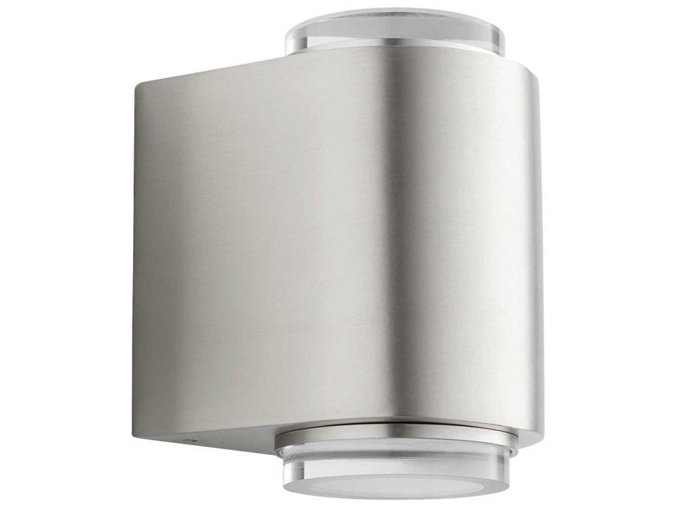 Rico 2-Light Integrated LED Outdoor Wall Light in Satin Nickel
