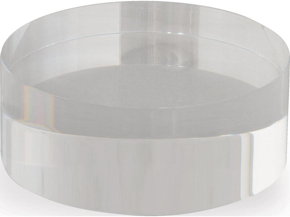Lucite Round Display Stand 5 Inch Diameter Set of 2