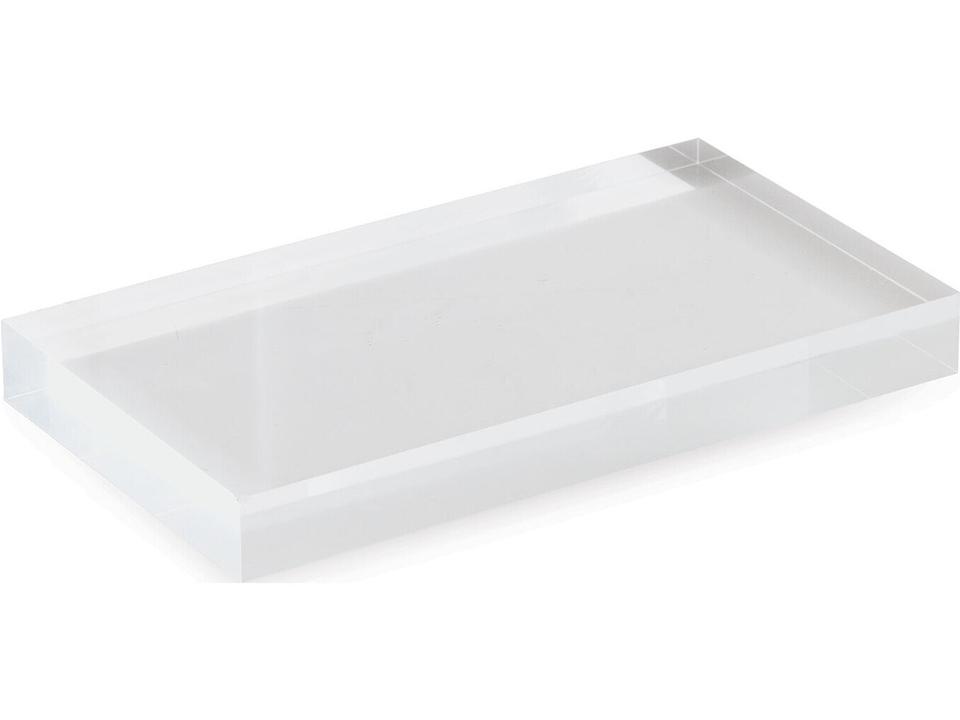 Lucite Collection Small Rectangle Accent Stands Set of 2