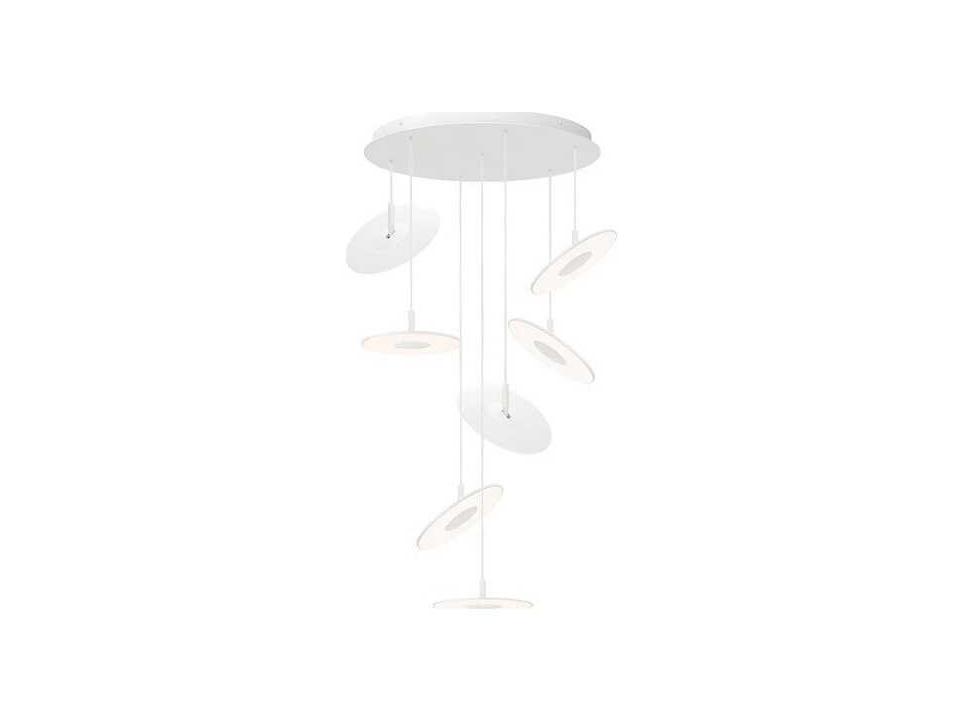 Circa 7-Light LED Chandelier with 360-Degree Rotation