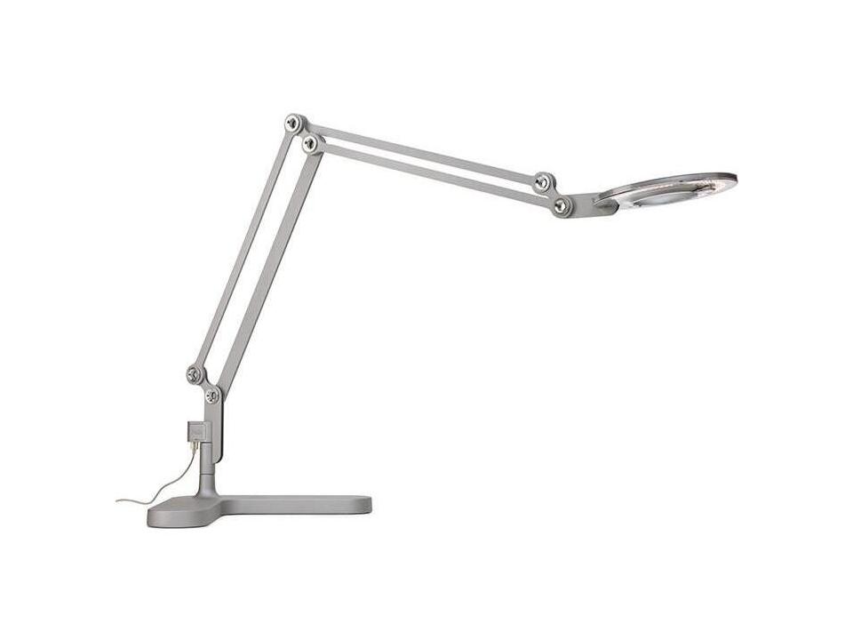 Link Medium LED Desk Lamp in Silver