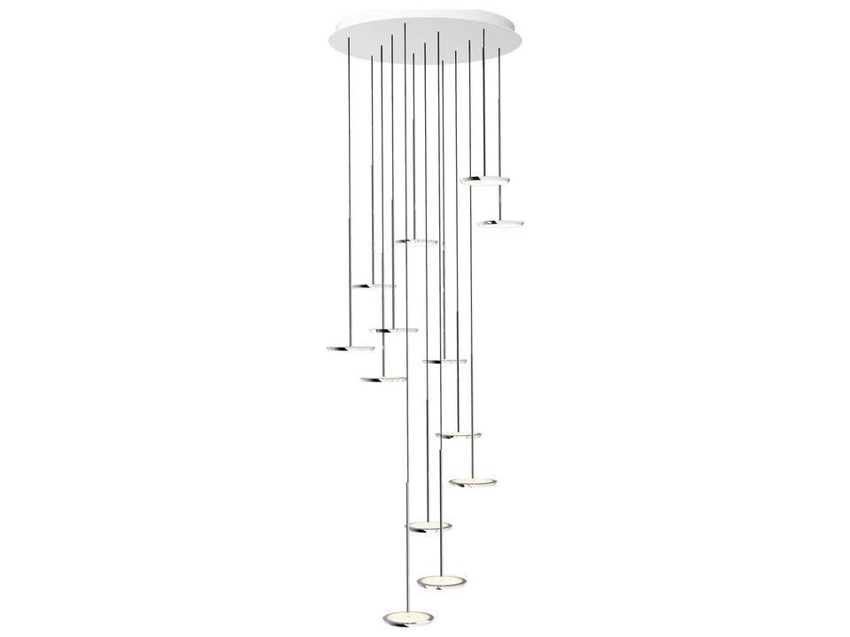 Sky Solo 5-Light Chrome Linear Chandelier