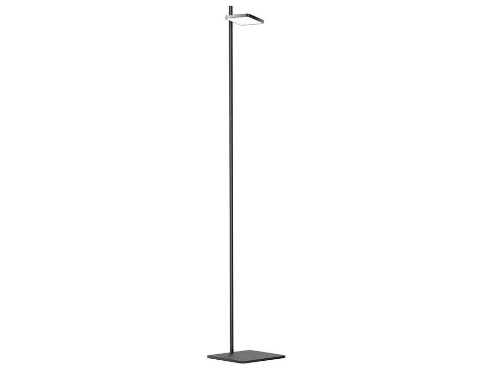 Designs Talia Flat Panel LED Floor Lamp in Black with USB Charging