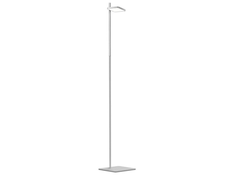 Talia Grey Silver LED Floor Lamp with USB Charging and Dimmer