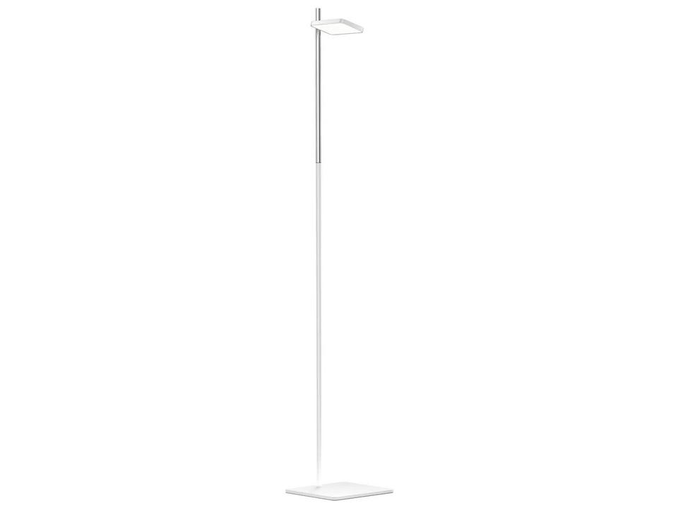 Designs Talia Integrated LED Floor Lamp in White and Silver