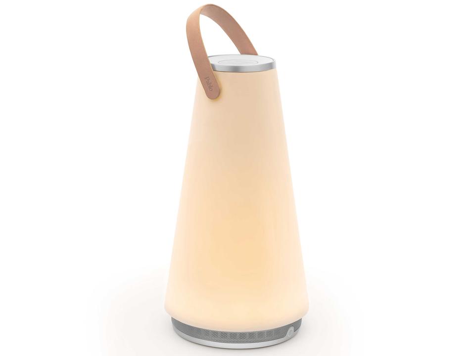 UMA 1-Light Portable Sound Lantern with Tan Leather Strap