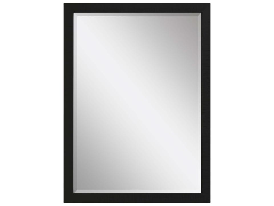 869 Mirror Group Rectangular Wall Mirror Black Silvered Finish