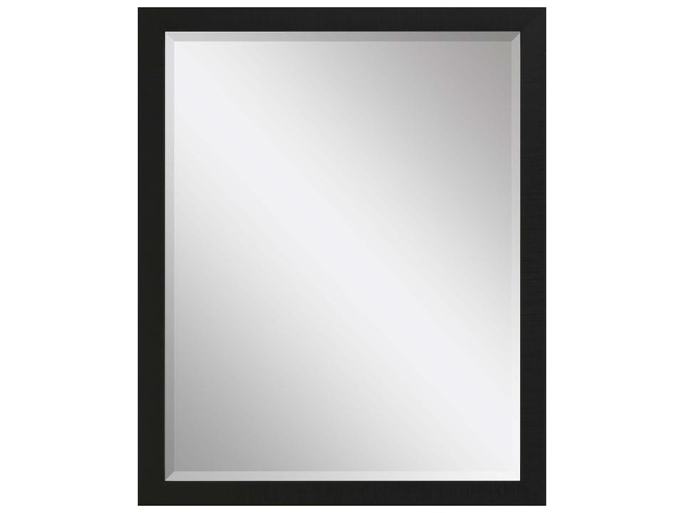 869 Mirror Group Rectangular Wall Mirror in Black Silvered