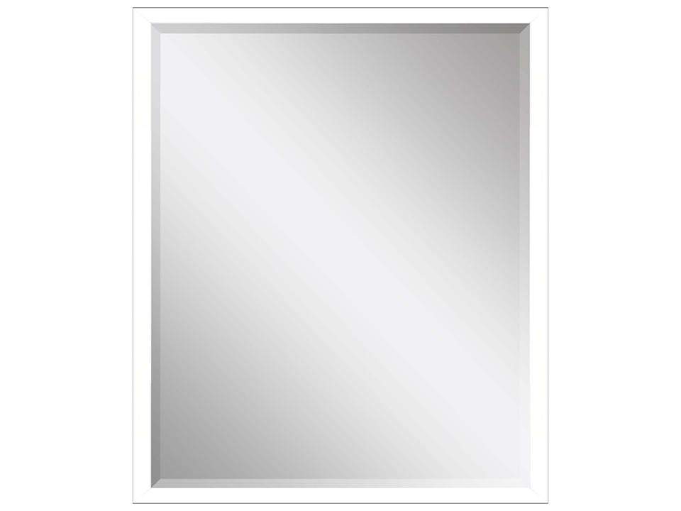 867 Mirror Group White Silvered Wall Rectangular Mirror