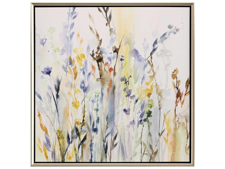 Window Art-II Canvas Wall Art by Inspire Studio with Silver Floater Frame