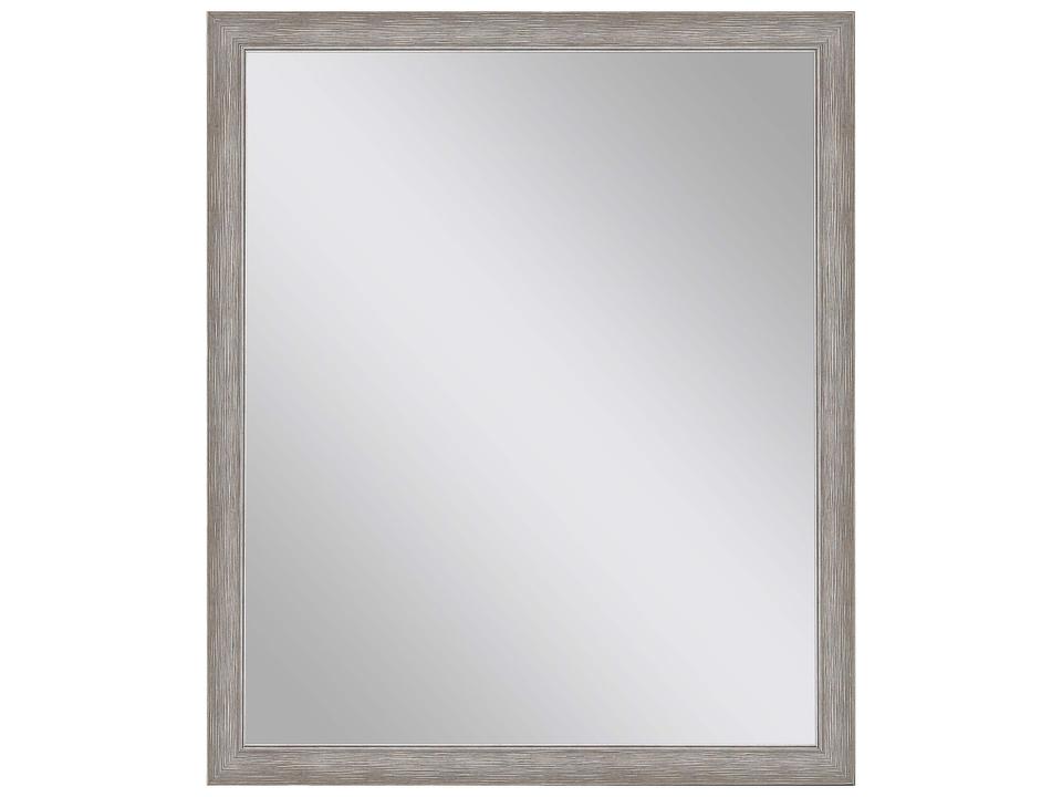632 Mirror Group Rectangular Wall Mirror in Distressed Silver