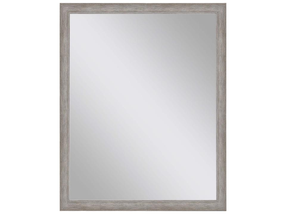 632 Mirror Group Rectangular Wall Mirror in Distressed Silver