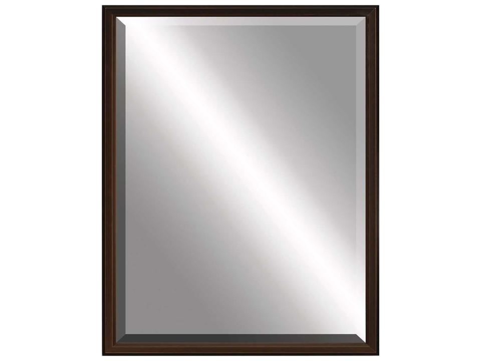 517 Mirror Group Brown Silvered Wall Rectangular Mirror