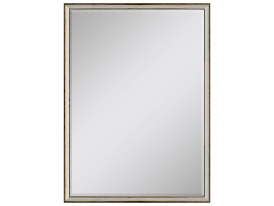 615 Mirror Group Rectangular Wall Mirror with Metallic Neutral Silvered Finish