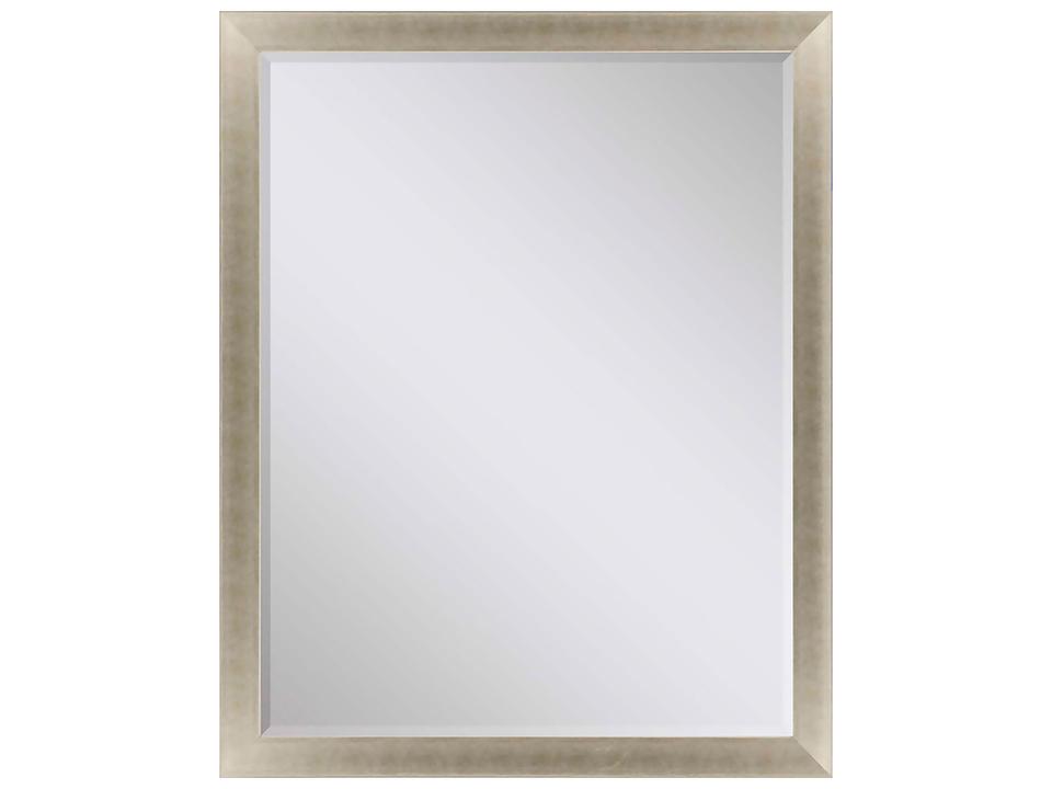 790 Mirror Group Rectangle Wall Mirror with Beveled Edge in Champagne Gold