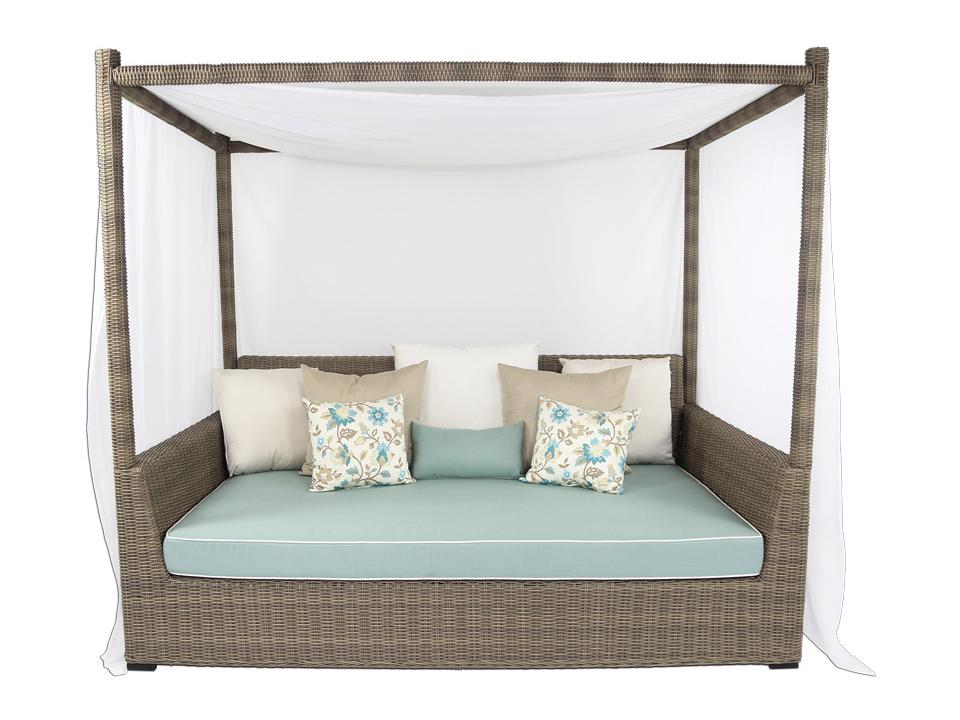 Palisades Viceroy Outdoor Patio Daybed with Canopy