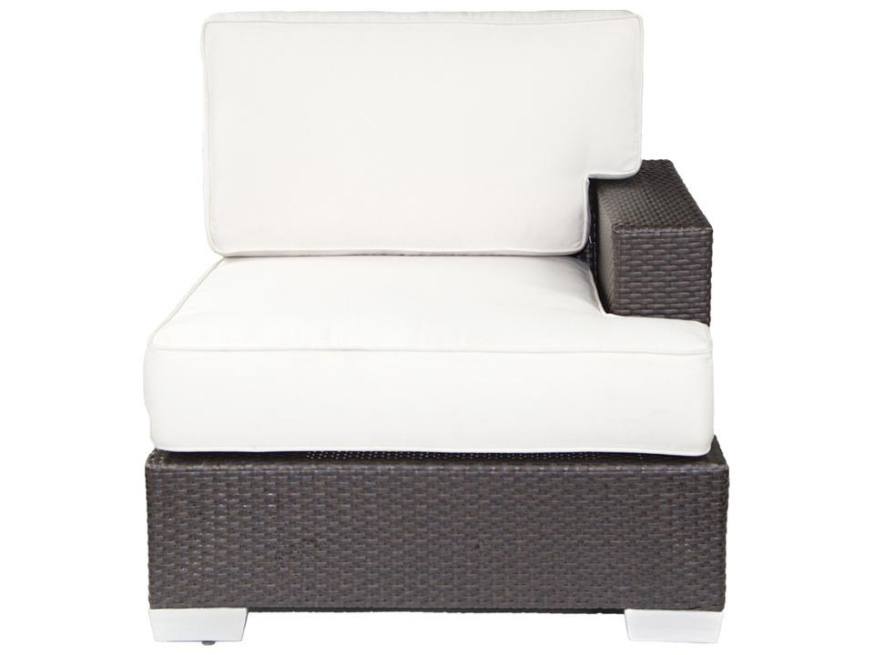 Signature Right Arm Facing Outdoor Modular Sectional Component Wicker
