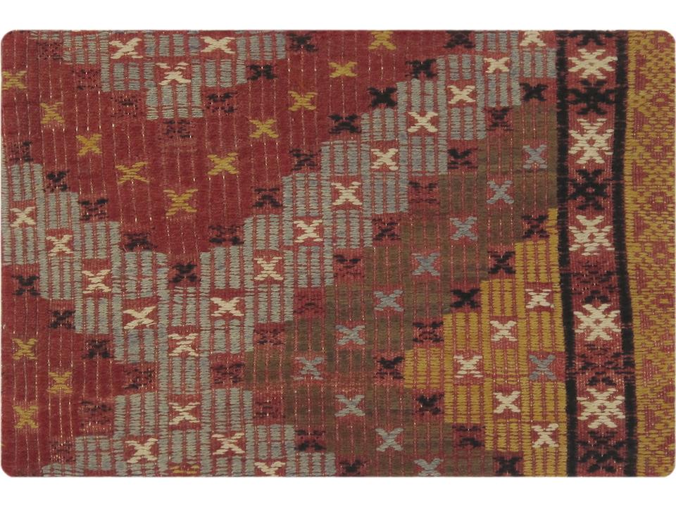 Vintage Turkish Kilim Pillow Cover Handwoven Wool Decorative
