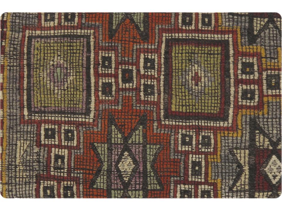 Vintage Turkish Kilim Multi Color Accent Pillow Cover