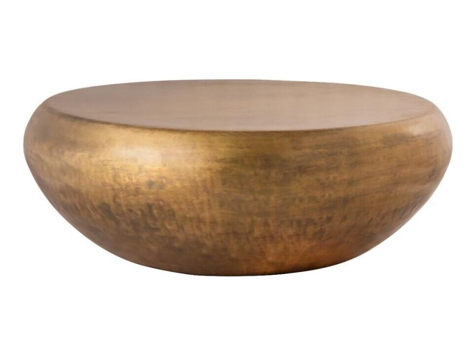 Byzantine Helios Round Metal Brass Coffee Table